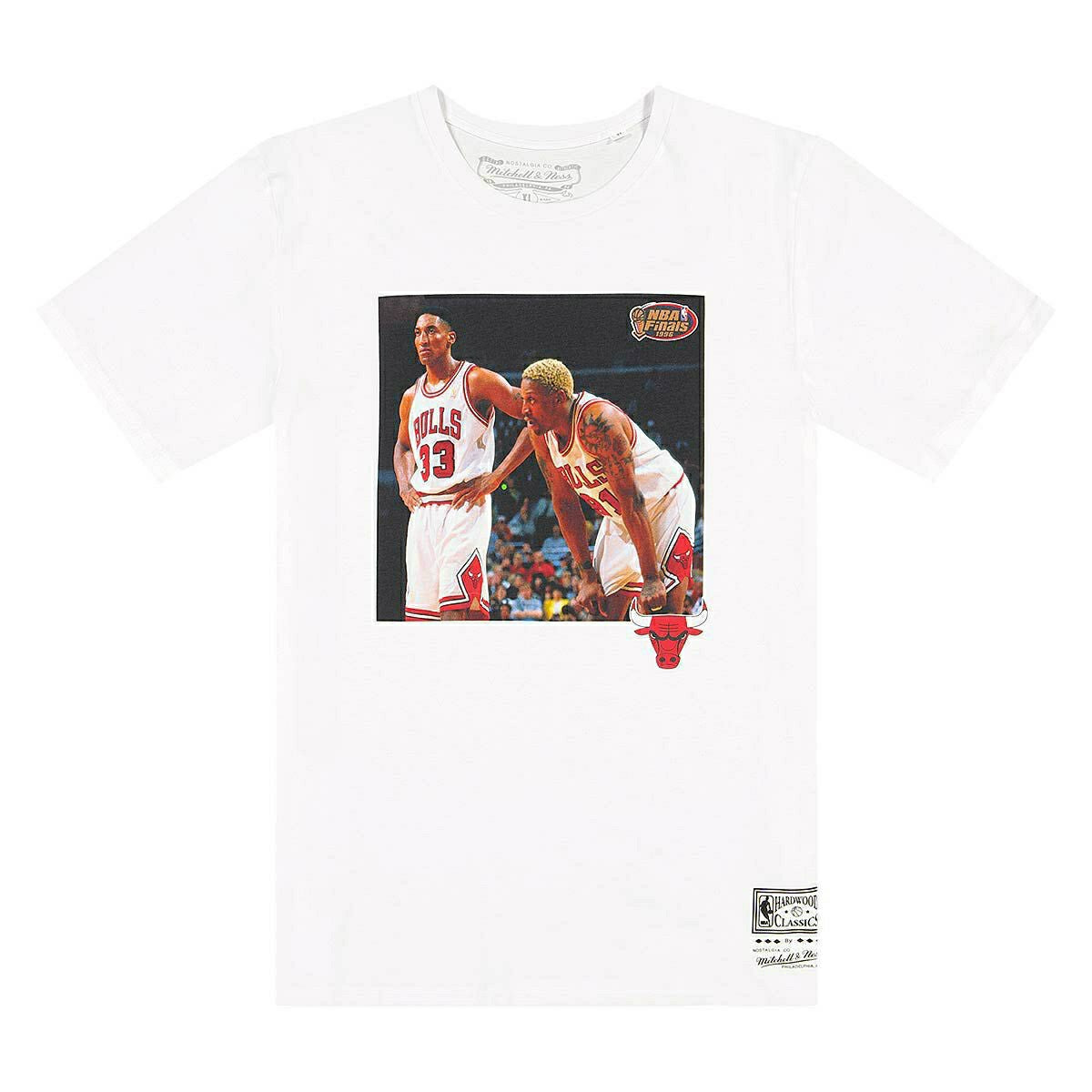 Pippen & Rodman Chicago Bulls Mitchell & Ness Photo NBA T-Shirt Fashion
