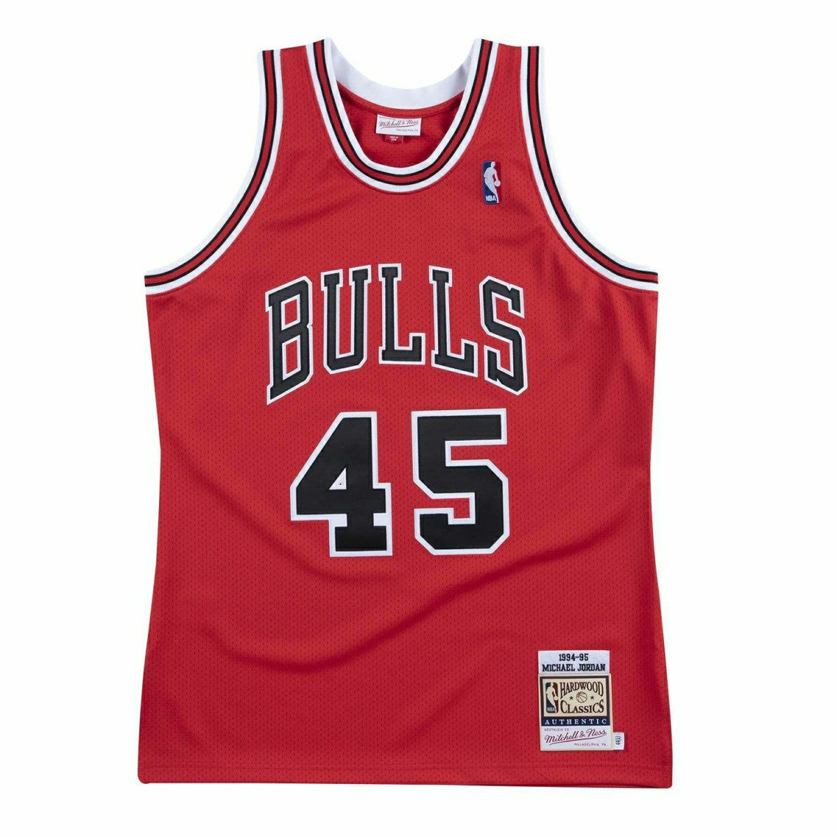 Michael Jordan #45 Chicago Bulls 1994-95 Authentic NBA Jersey Red Fashion