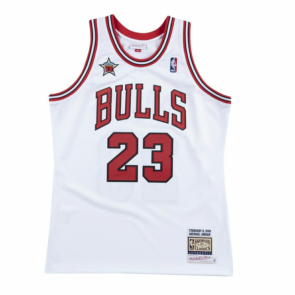 Michael Jordan #23 1998 All-Star Game Authentic NBA Jersey White Lifestyle