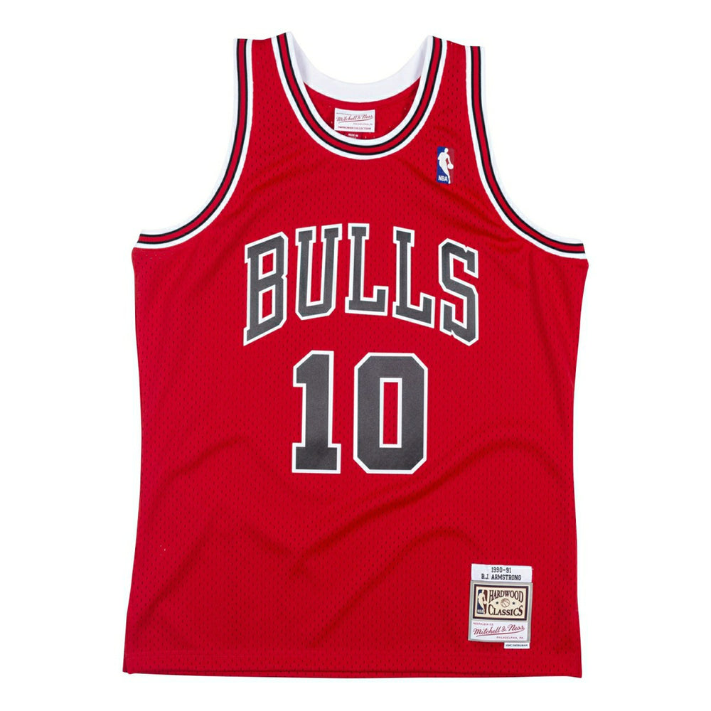 B.J. Armstrong #10 Chicago Bulls 1990-91 Swingman NBA Jersey Red Fashion