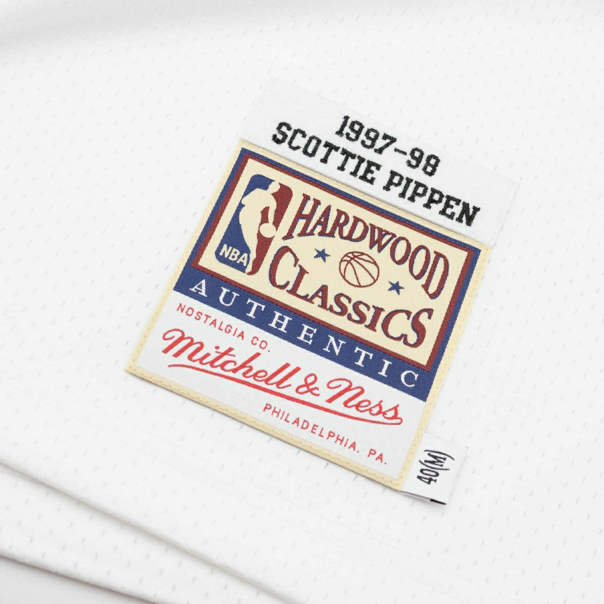 Scottie Pippen #33 Chicago Bulls 1997-98 Authentic NBA Jersey White Classic
