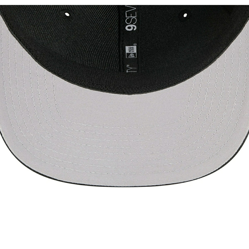 Chicago Bulls 2025-26 NBA Statement Stretch-Snap 9SEVENTY Cap Black Lifestyle