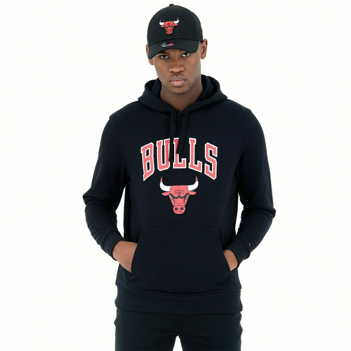Chicago Bulls Team Logo Hoodie New Era NBA Sweatshirt Classic