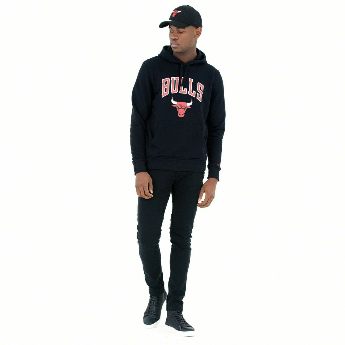 Chicago Bulls Team Logo Hoodie New Era NBA Sweatshirt Classic