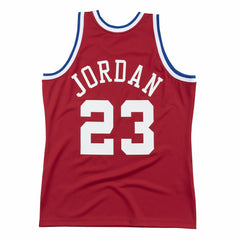 Michael Jordan #23 Chicago Bulls 1989 All-Star Game Mitchell & Ness Authentic NBA Jersey Red Fashion