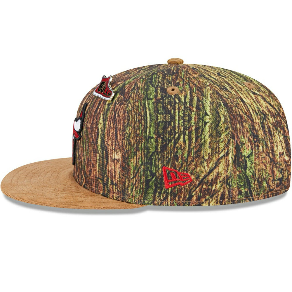 Chicago Bulls 2025 NBA All-Star Game Forrest Camo 9FIFTY Snapback Cap Taass for sale