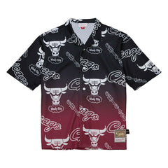 Chicago Bulls Mitchell & Ness Destination Leisure Button Up NBA Shirt Classic