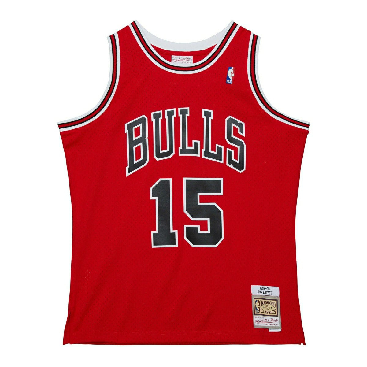 Ron Artest #15 Chicago Bulls 1999-00 Mitchell & Ness Swingman NBA Jersey Red Lifestyle