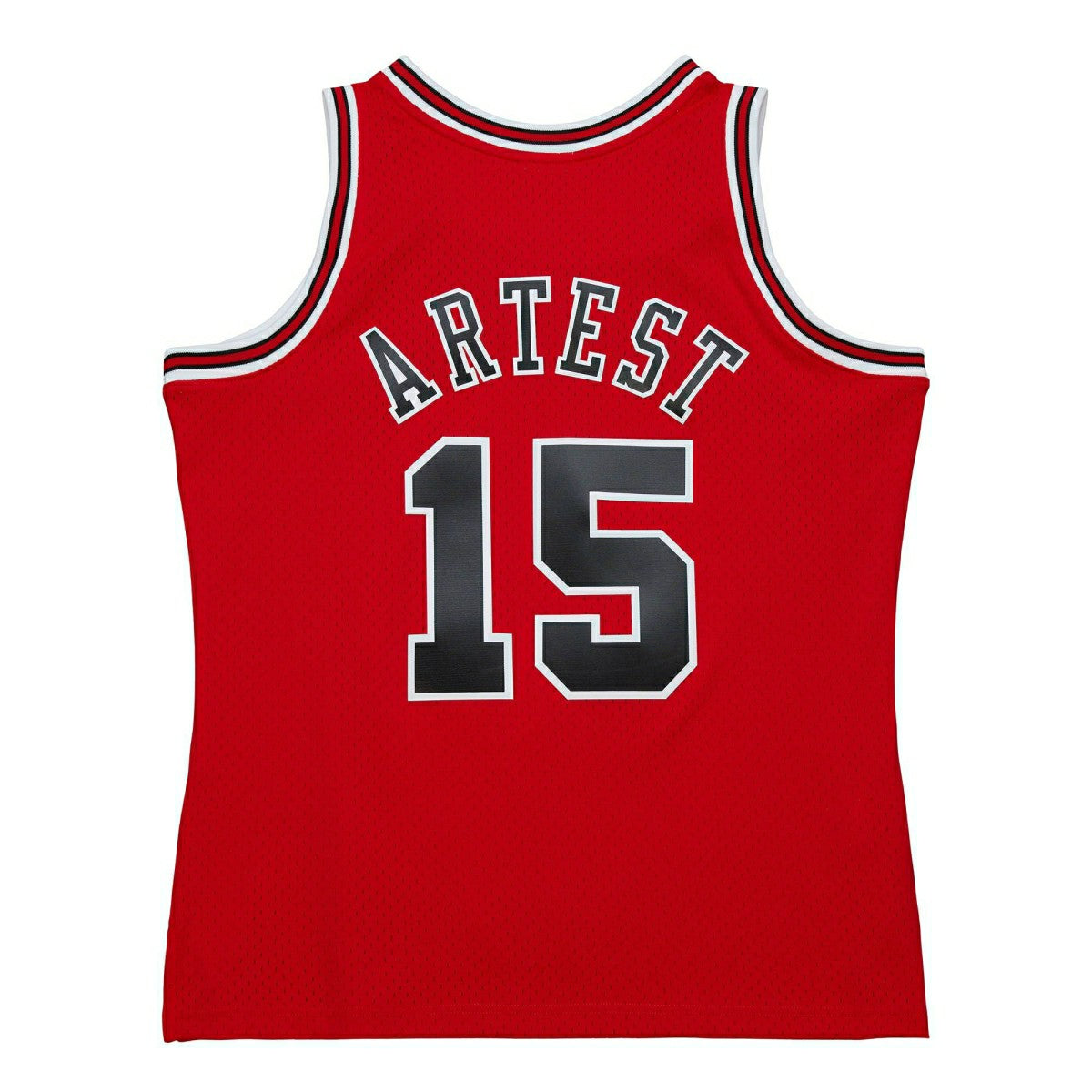 Ron Artest #15 Chicago Bulls 1999-00 Mitchell & Ness Swingman NBA Jersey Red Lifestyle