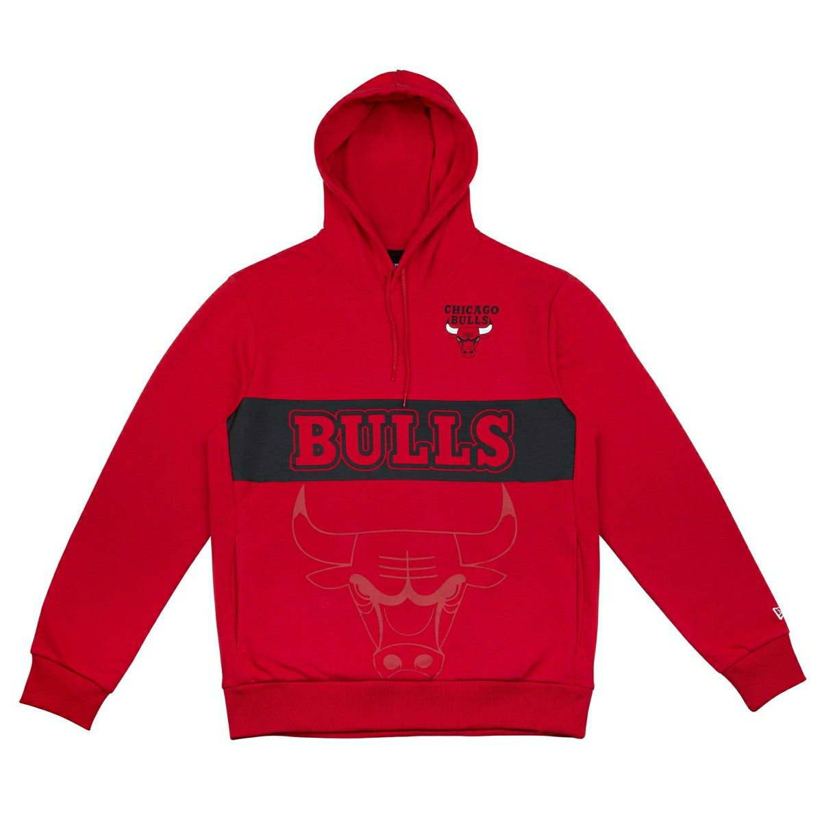 Chicago Bulls Paris Games New Era NBA Hoodie Red Fashion