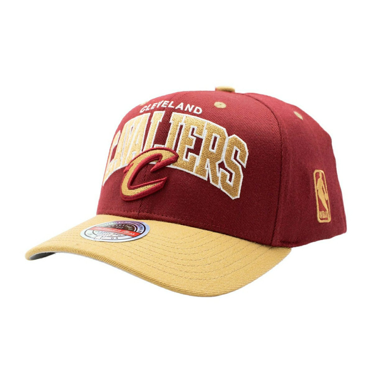 Cleveland Cavaliers Team Arch Classic Red Stretch-Snap NBA Cap Red Taass for sale