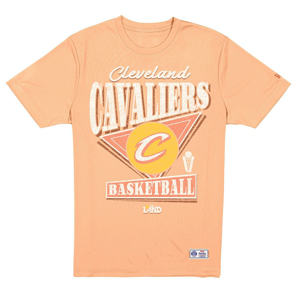 Cleveland Cavaliers 2025-26 City Edition NBA T-Shirt Orange Taass for sale
