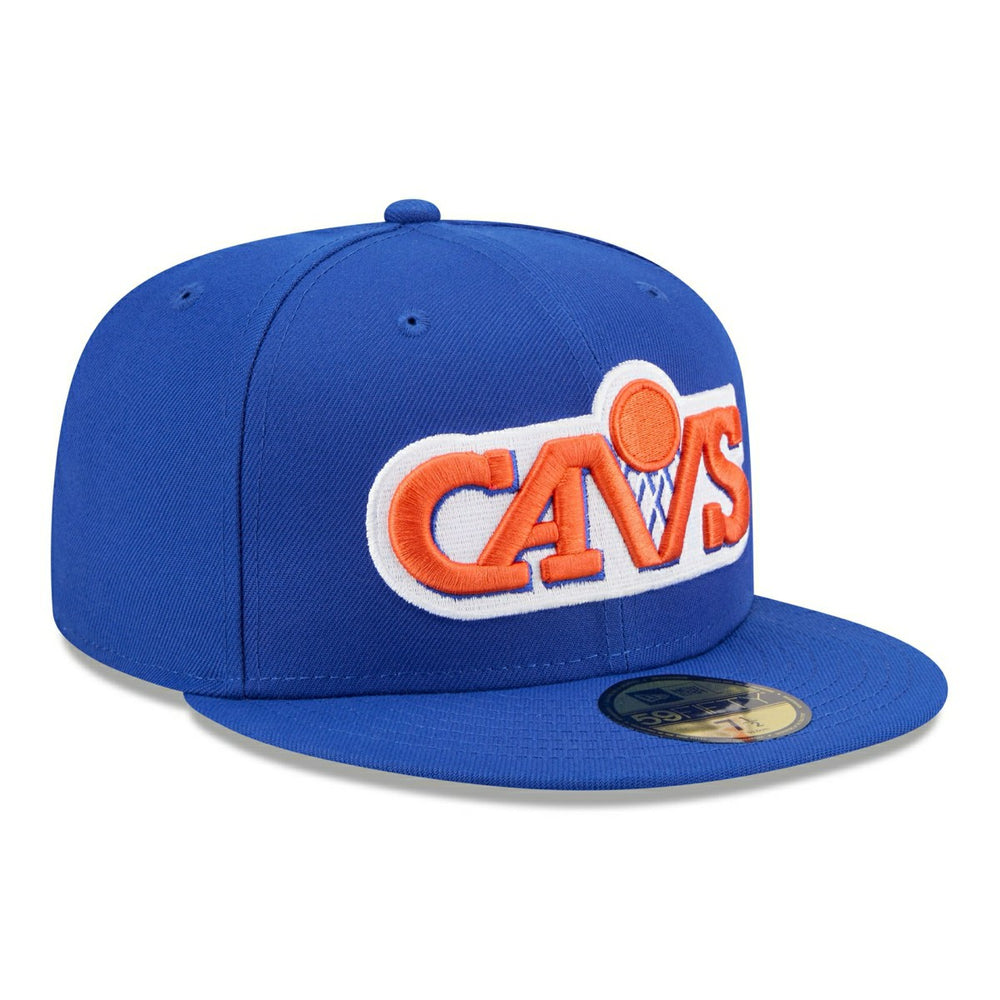 Cleveland Cavaliers 1983-1993 Hardwood Classics 59FIFTY Fitted Cap Blue Fashion