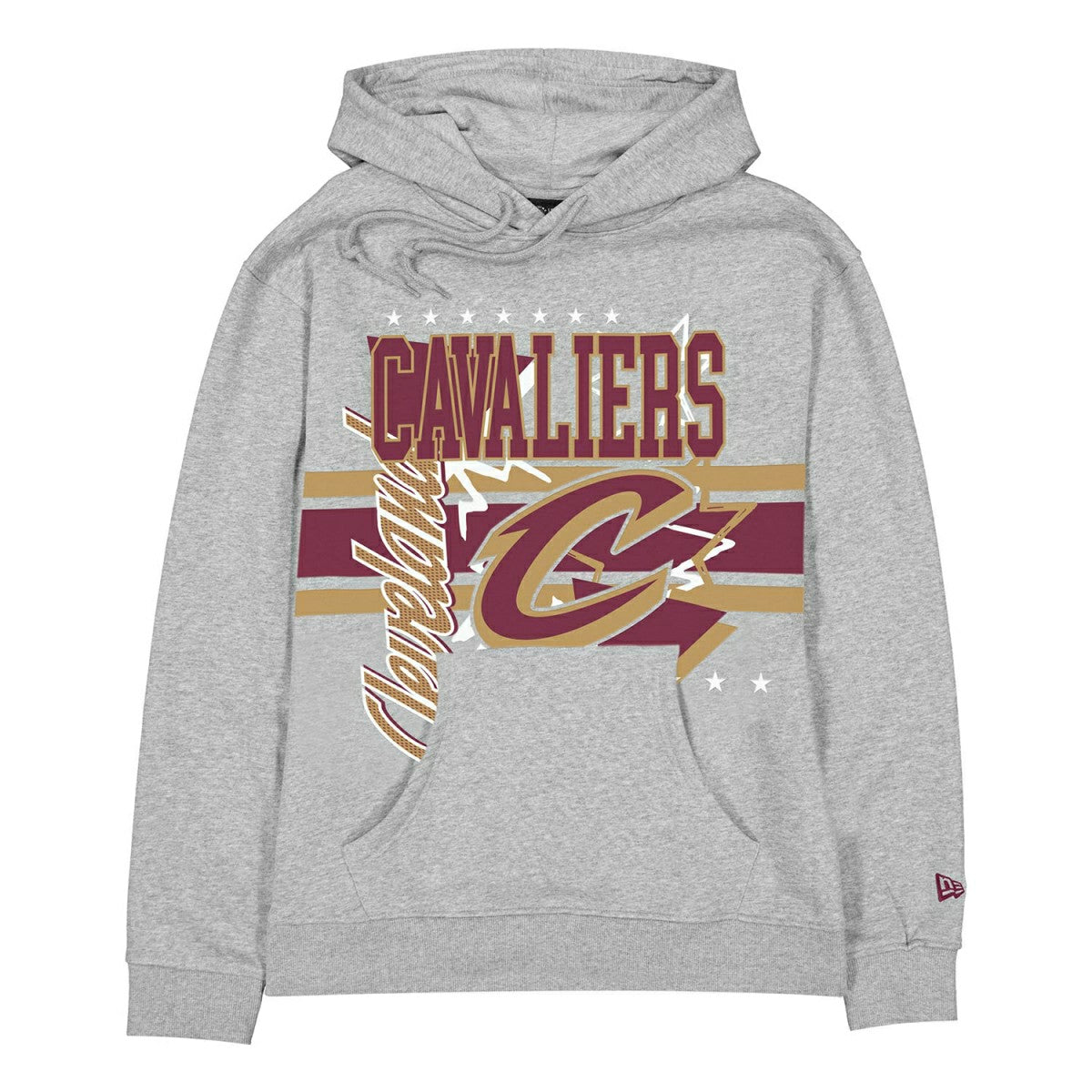 Cleveland Cavaliers Sport Classics Oversized NBA Hoodie Gray Classic
