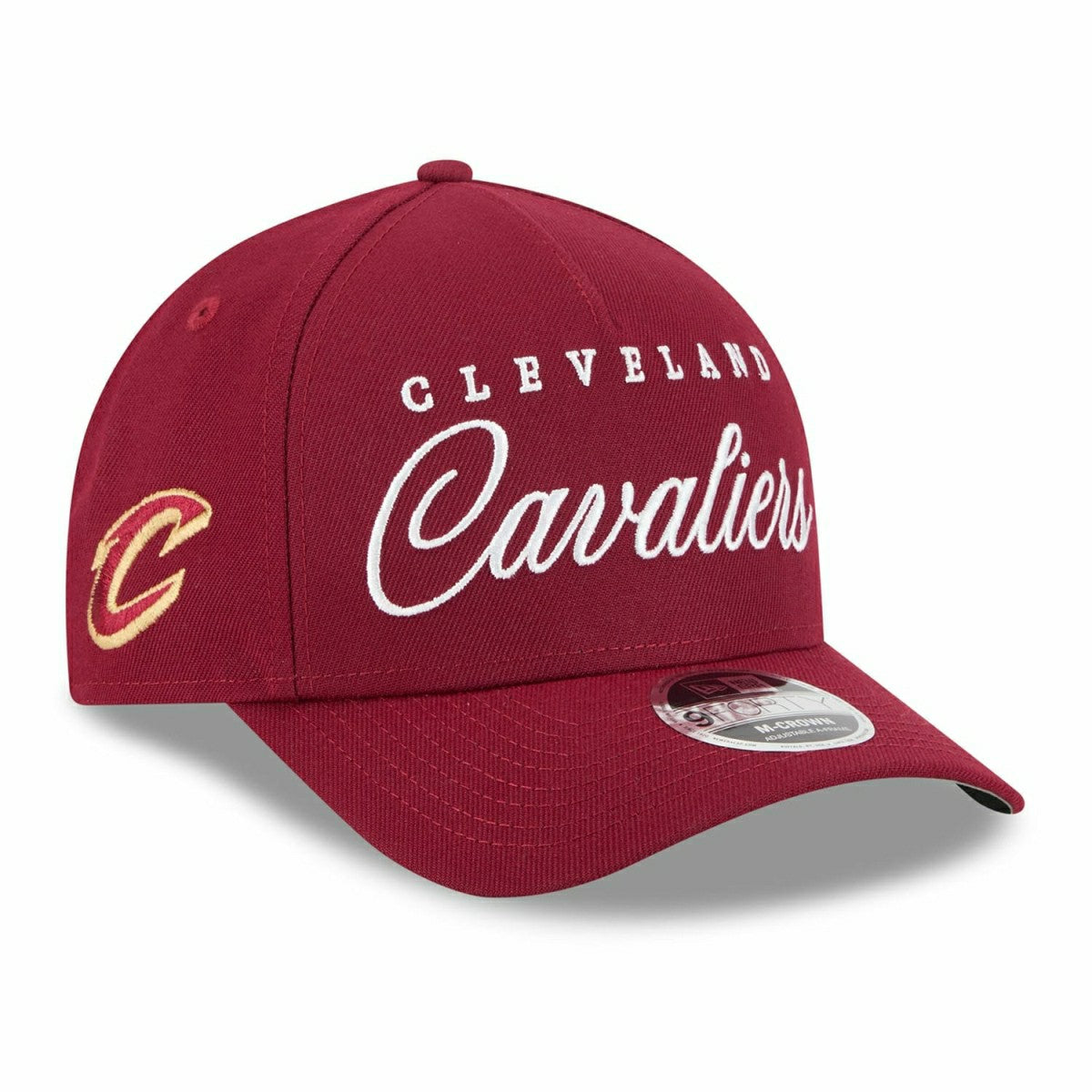 Cleveland Cavaliers 2025 NBA Draft 9FORTY M-Crown A-Frame Snapback Cap Burgundy Classic