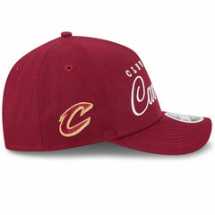 Cleveland Cavaliers 2025 NBA Draft 9FORTY M-Crown A-Frame Snapback Cap Burgundy Classic