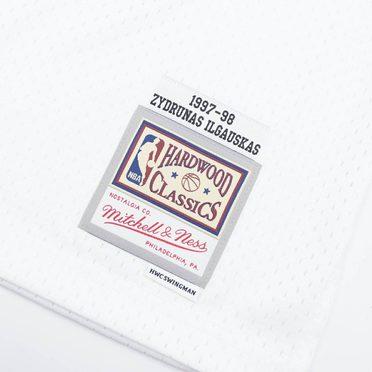 Zydrunas Ilgauskas #11 Cleveland Cavaliers 1997-98 Mitchell & Ness Swingman NBA Jersey White Classic