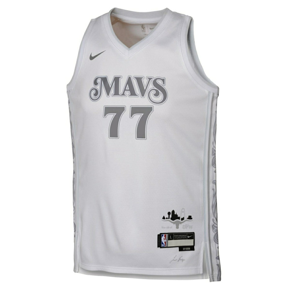 Luka Doncic #77 Dallas Mavericks 2024-25 City Edition Nike Swingman NBA Jersey (YOUTH) Classic