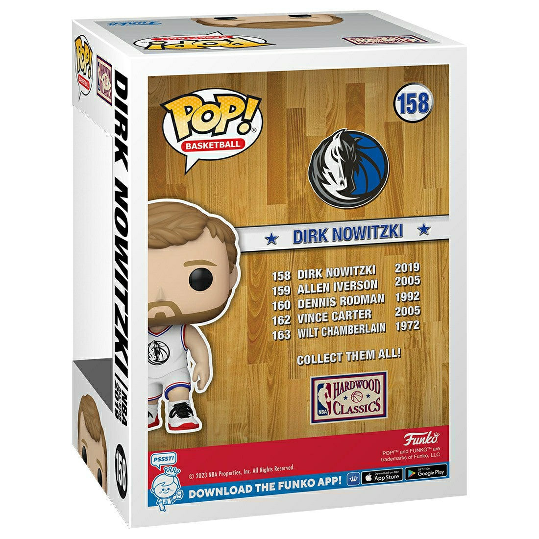 Funko POP! #158 Dirk Nowitzki Dallas Mavericks 2019 NBA All-Star NBA Figure Fashion