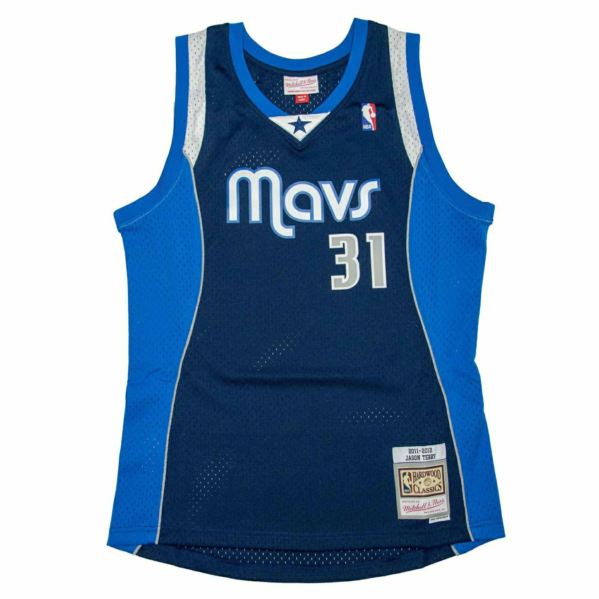 Jason Terry #31 Dallas Mavericks 2011-12 Mitchell & Ness Swingman NBA Jersey Navy Fashion