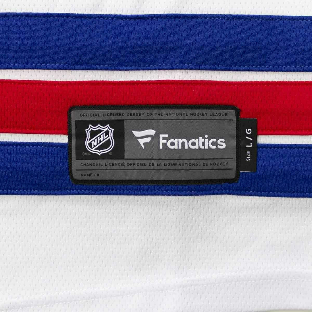 New York Rangers Breakaway NHL Jersey Away White Taass US