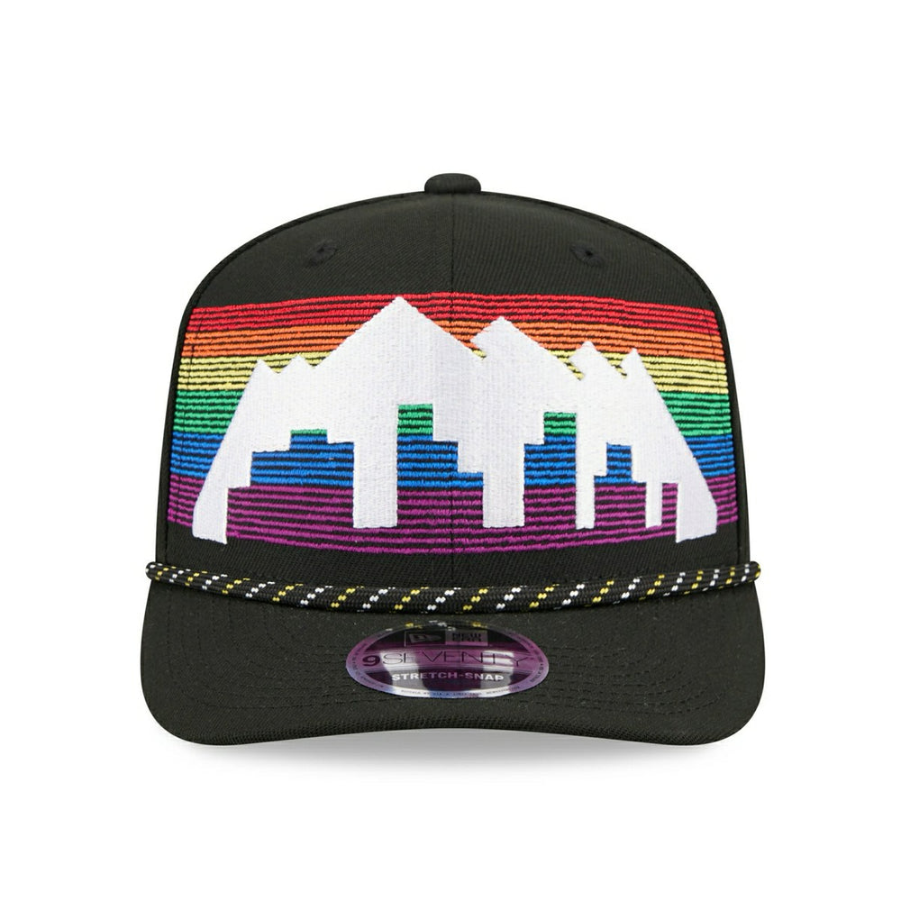 Denver Nuggets 2025-26 NBA City Edition 9SEVENTY Stretch-Snap Cap Taass sale