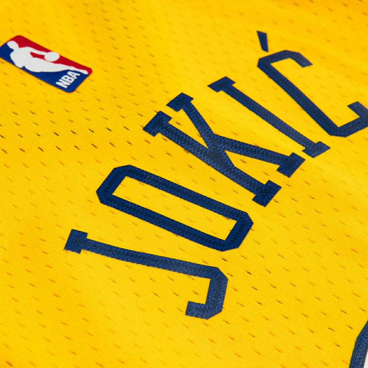 Nikola Jokić #15 Denver Nuggets 2017 Swingman NBA Jersey Yellow Fashion