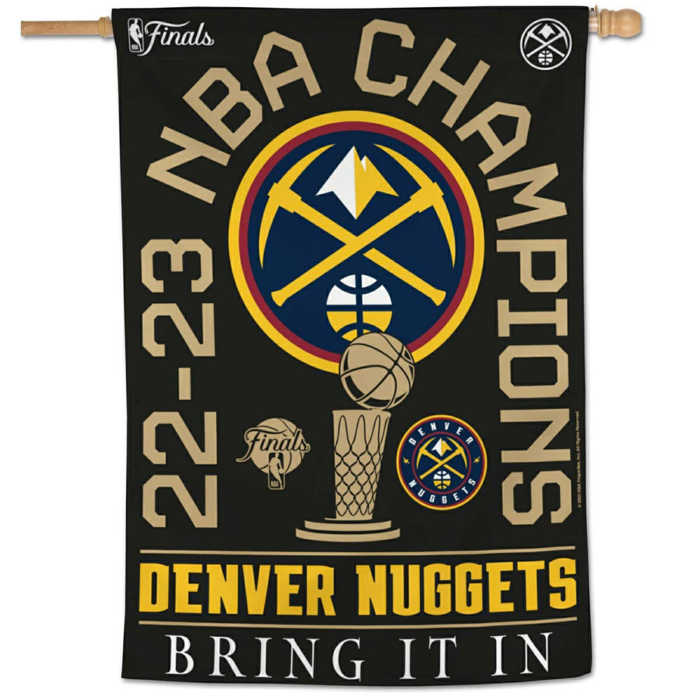 Denver Nuggets 2023 NBA Champions Banner Flag Taass US