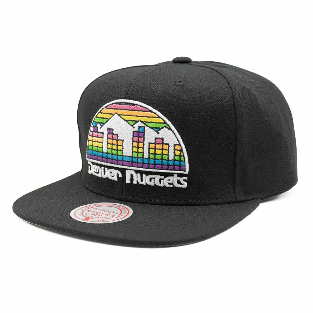 Denver Nuggets Neon Tropical Mitchell & Ness Snapback NBA Cap Classic