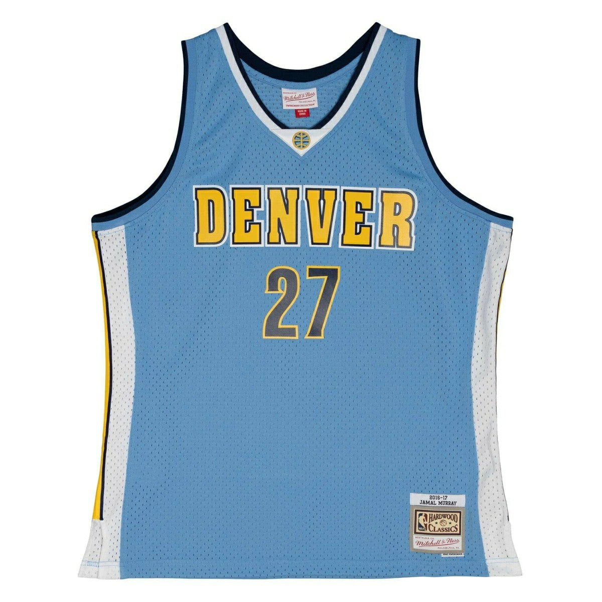 Jamal Murray #27 Denver Nuggets 2016-17 Mitchell & Ness Swingman NBA Jersey Blue Lifestyle