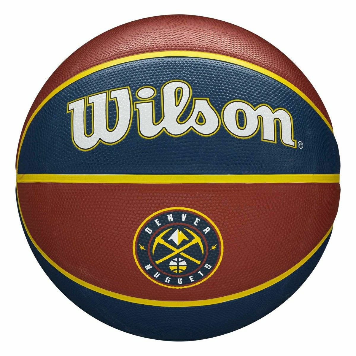 Denver Nuggets Team Tribute Wilson NBA Basketball (Size 7) Taass US