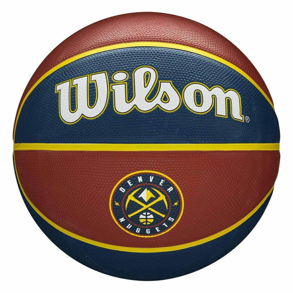 Denver Nuggets Team Tribute Wilson NBA Basketball (Size 7) Taass US