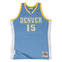 Carmelo Anthony #15 Denver Nuggets 2003-04 Mitchell & Ness Swingman NBA Jersey Blue Taass sale