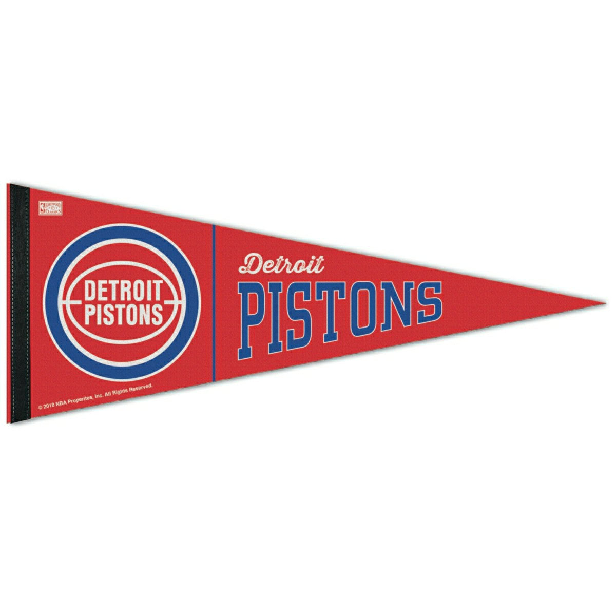 Detroit Pistons Hardwood Classics Premium NBA Pennant Taass US