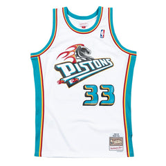 Grant Hill #33 Detroit Pistons 1998-99 Swingman NBA Jersey White Fashion