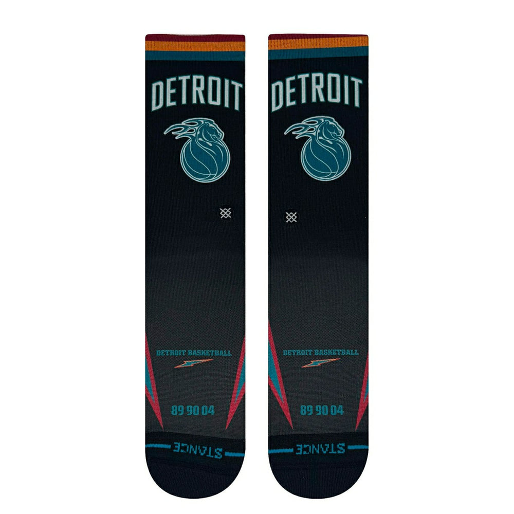 Detroit Pistons 2025-26 NBA City Edition Crew Socks Fashion
