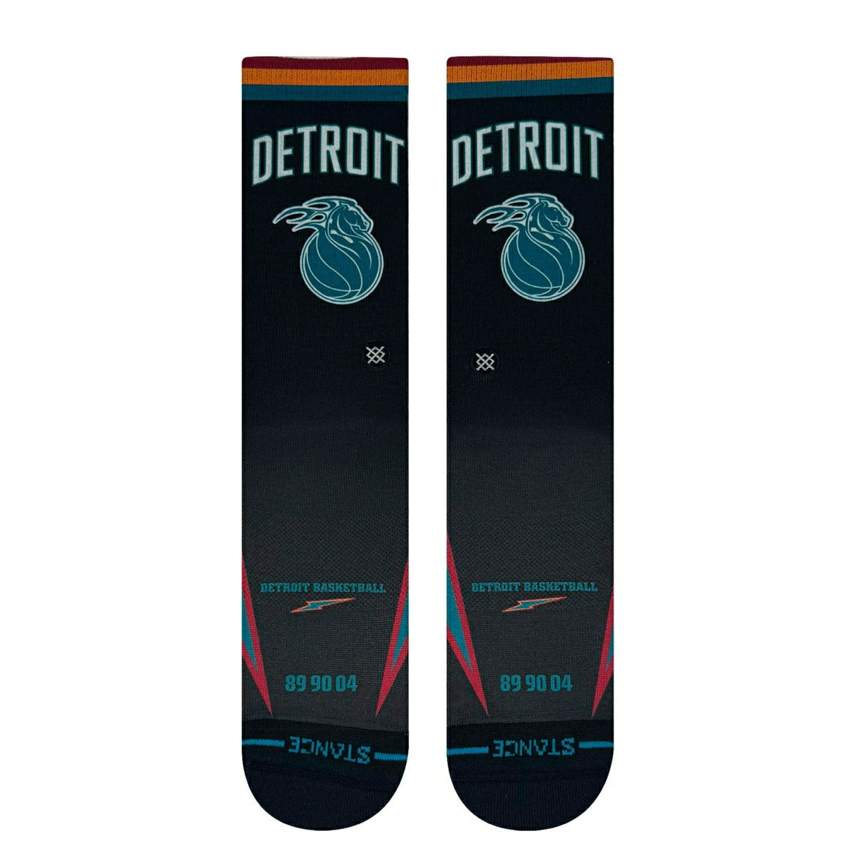 Detroit Pistons 2025-26 NBA City Edition Crew Socks Fashion