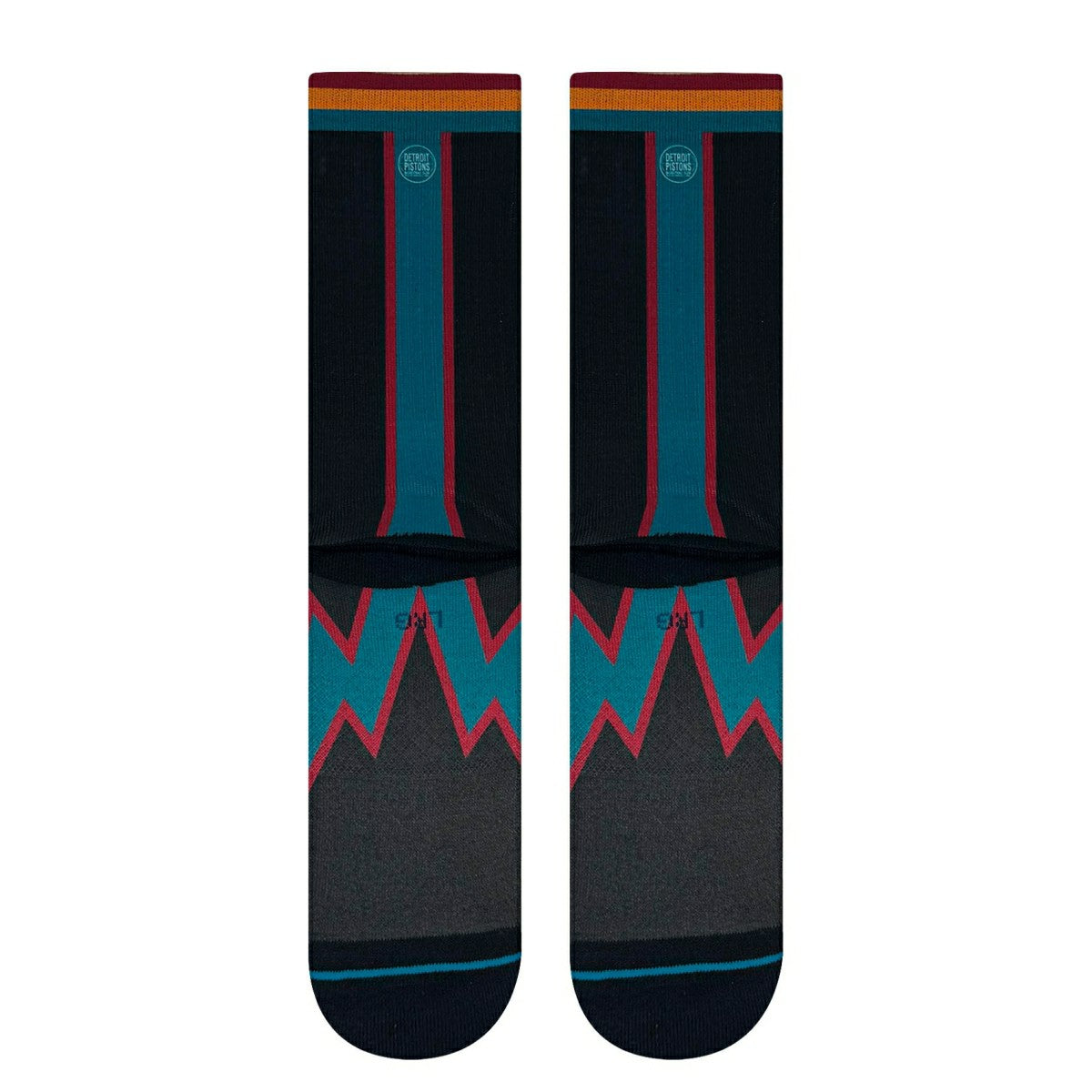 Detroit Pistons 2025-26 NBA City Edition Crew Socks Fashion