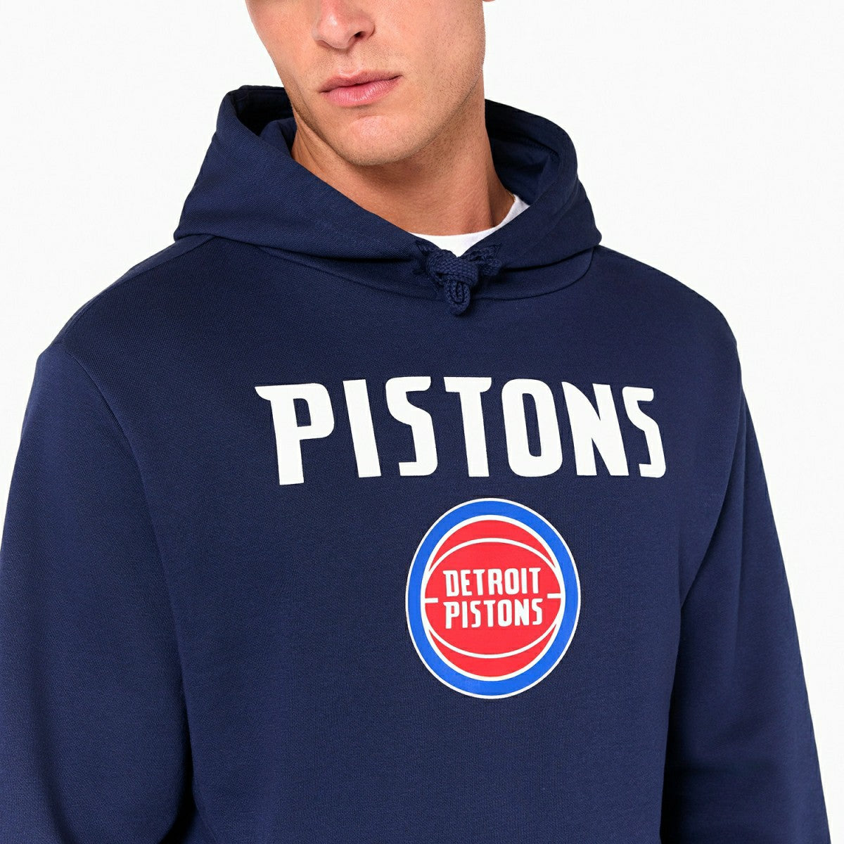 Detroit Pistons Team Logo Hoodie NBA Sweatshirt Lifestyle