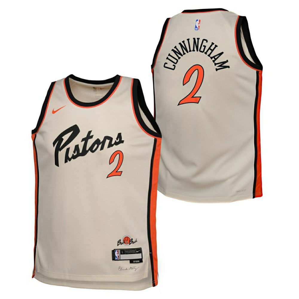 Cade Cunningham #2 Detroit Pistons 2024-25 City Edition Nike Swingman NBA Jersey (YOUTH) Taass US
