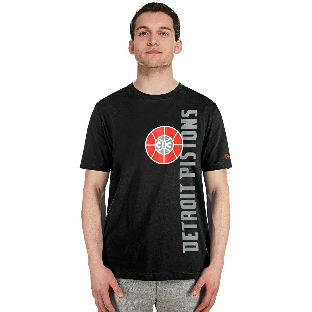 Detroit Pistons 2024 NBA City Edition New Era T-Shirt Black Classic