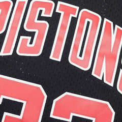 Grant Hill #33 Detroit Pistons Black Mitchell & Ness Swingman NBA Jersey Fashion