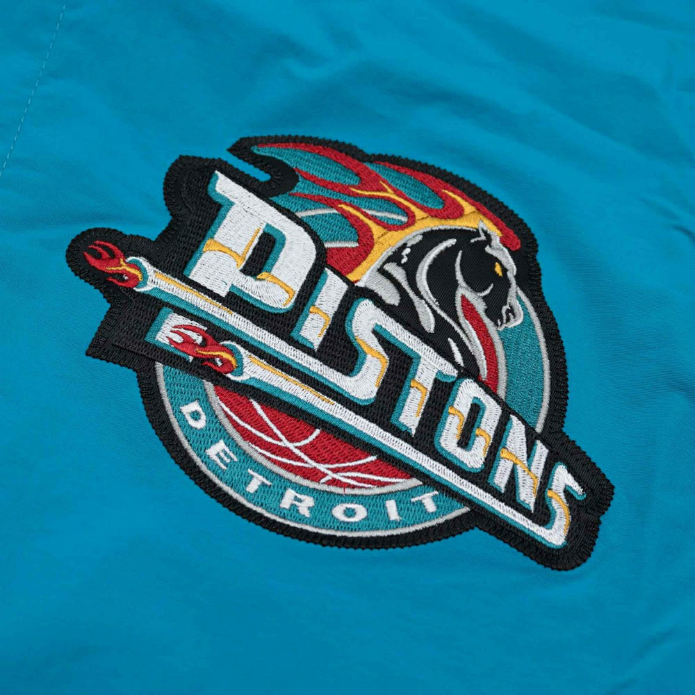 Detroit Pistons 1997-98 Authentic Warm Up NBA Jacket Teal Taass US