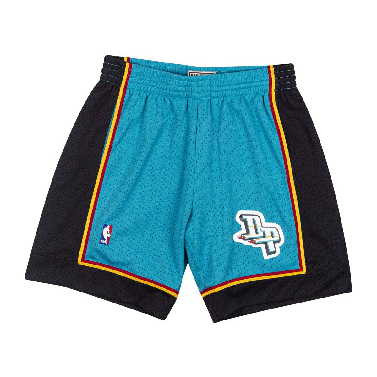 Detroit Pistons 1998-99 Mitchell & Ness Swingman NBA Shorts Teal Classic