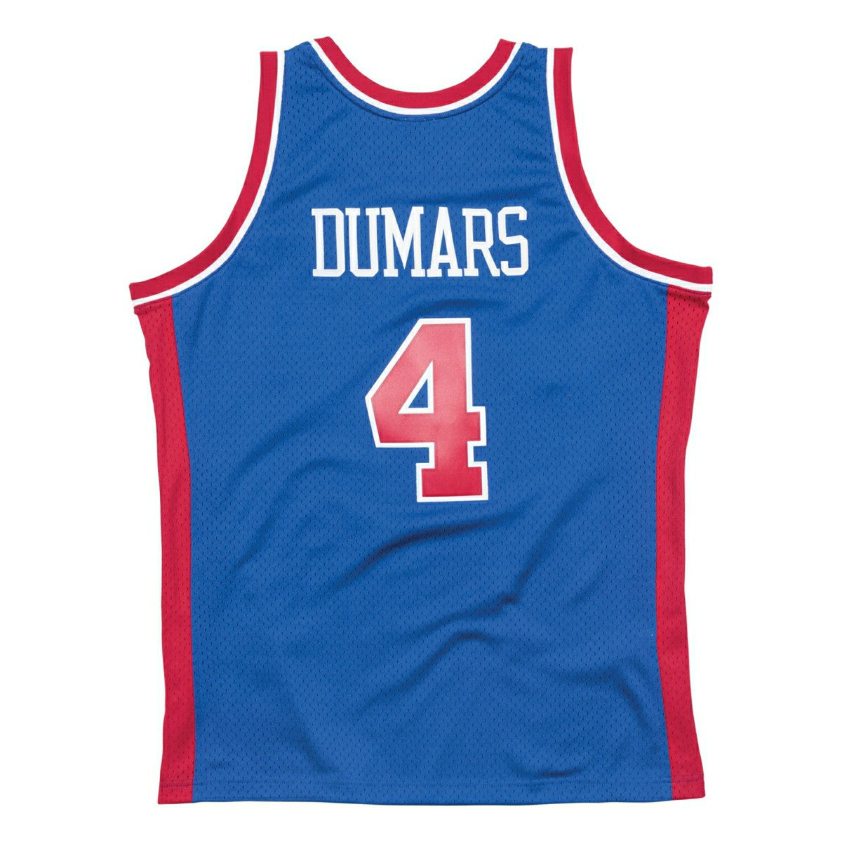 Joe Dumars #4 Detroit Pistons 1988-89 Swingman NBA Jersey Blue Taass sale