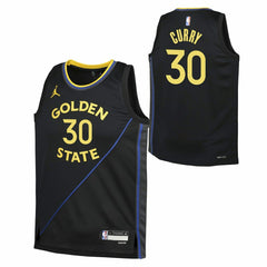 Stephen Curry #30 Golden State Warriors Statement Swingman NBA Jersey Black (YOUTH) Taass US