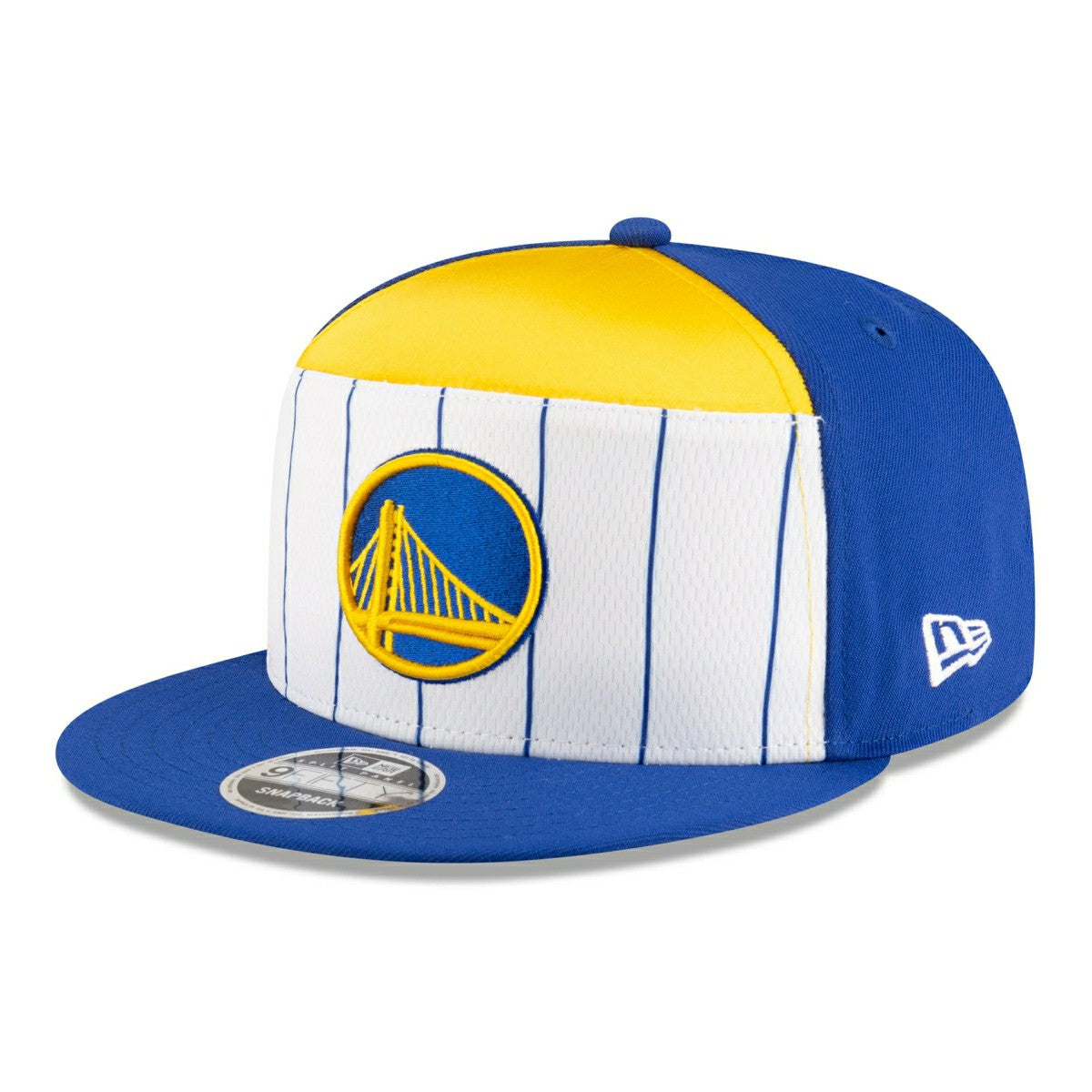 Golden State Warriors 2025-26 NBA Tip-Off 9FIFTY Split Panel Snapback Cap Lifestyle