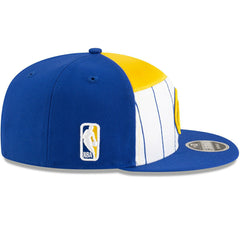 Golden State Warriors 2025-26 NBA Tip-Off 9FIFTY Split Panel Snapback Cap Lifestyle