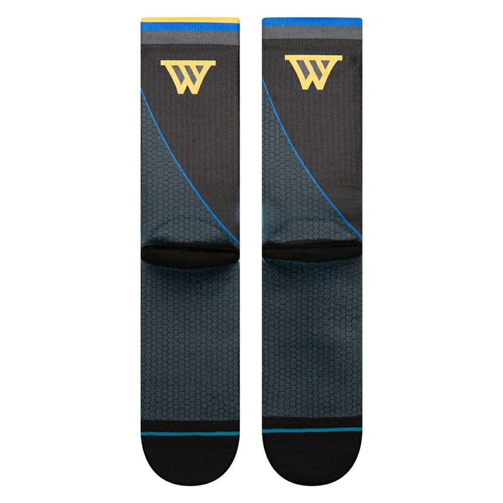 Golden State Warriors 2025-26 NBA Statement Edition Crew Socks Fashion