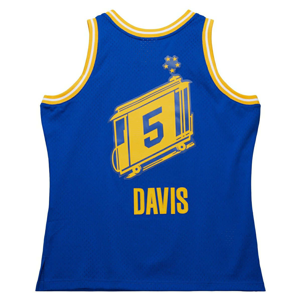 Baron Davis #5 Golden State Warriors 2004-05 Swingman NBA Jersey Blue Taass for sale